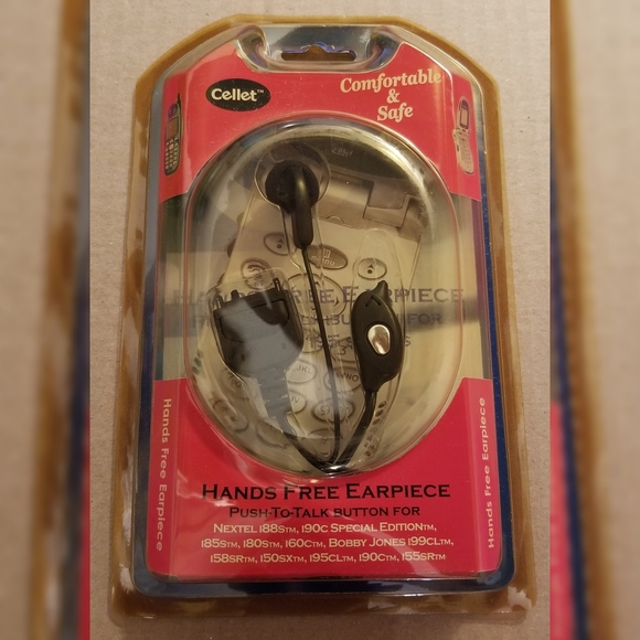 Cellet Hands Free Cell Phone Earpiece - Picture 1 of 2
